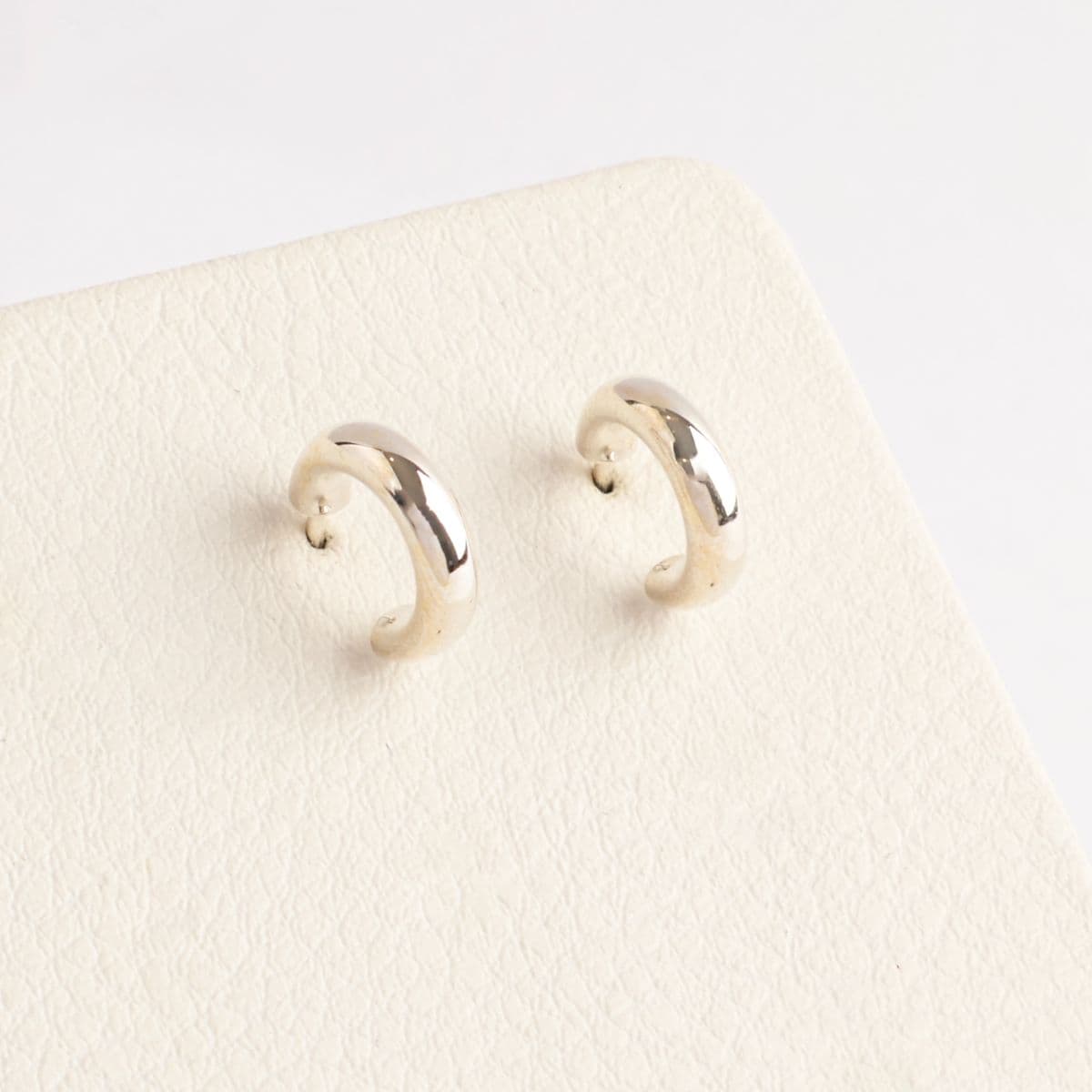Silver 925 Mini Hoop Ring Earrings 3x12mm Made in Korea 100634 - 이미지 3