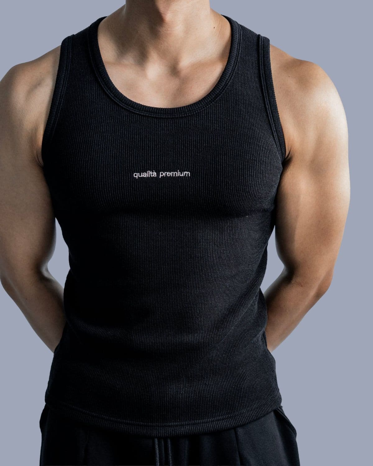 Premium Muscle Fit Sleeveless - 이미지 4