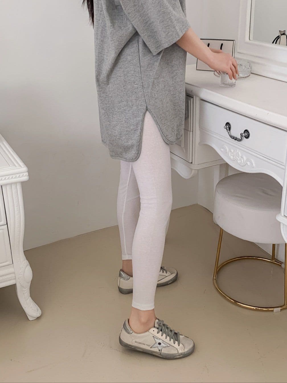 Sweet Ribbed Spandex Leggings - 이미지 5