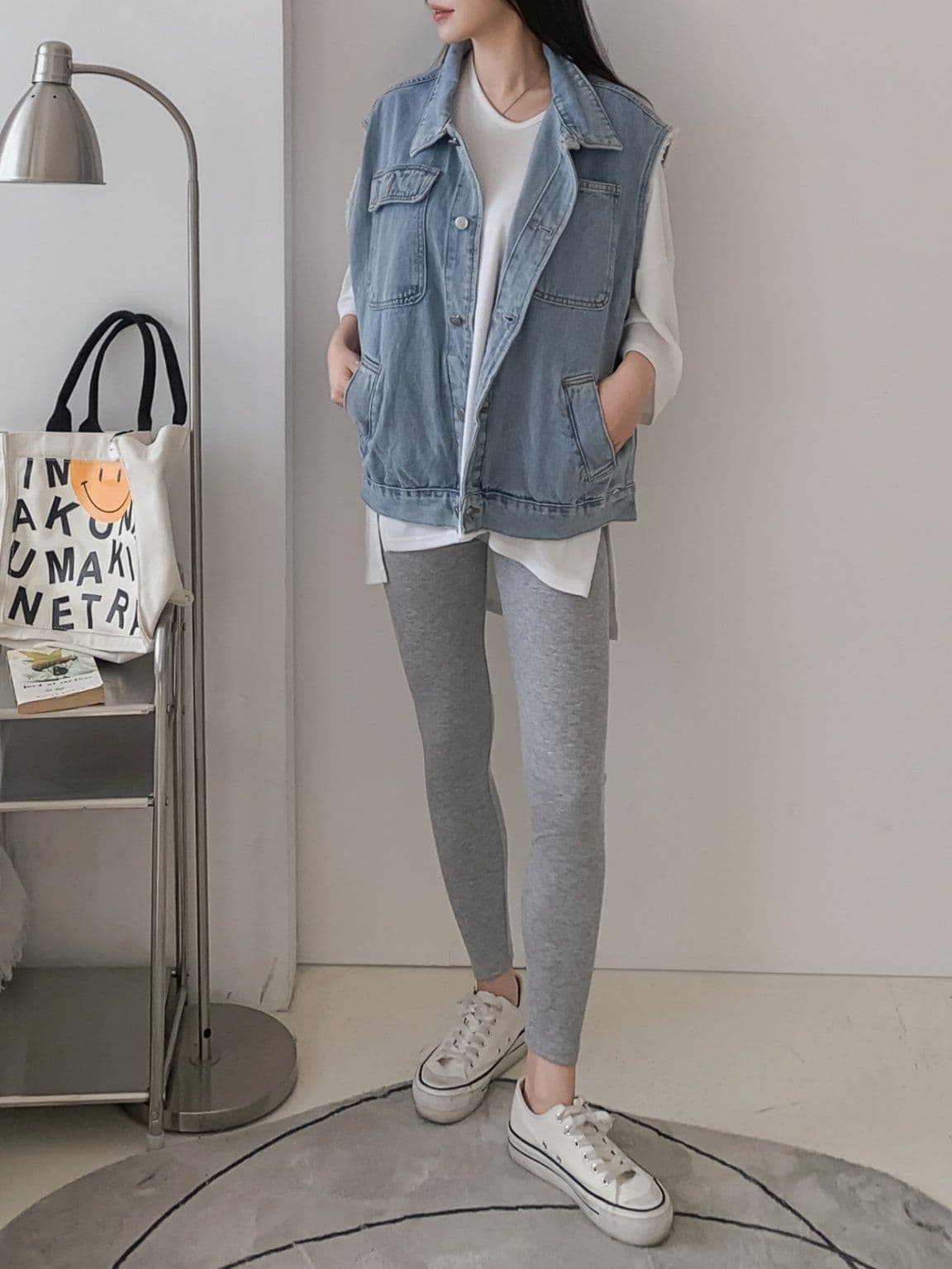 Sweet Ribbed Spandex Obi Leggings - 이미지 11