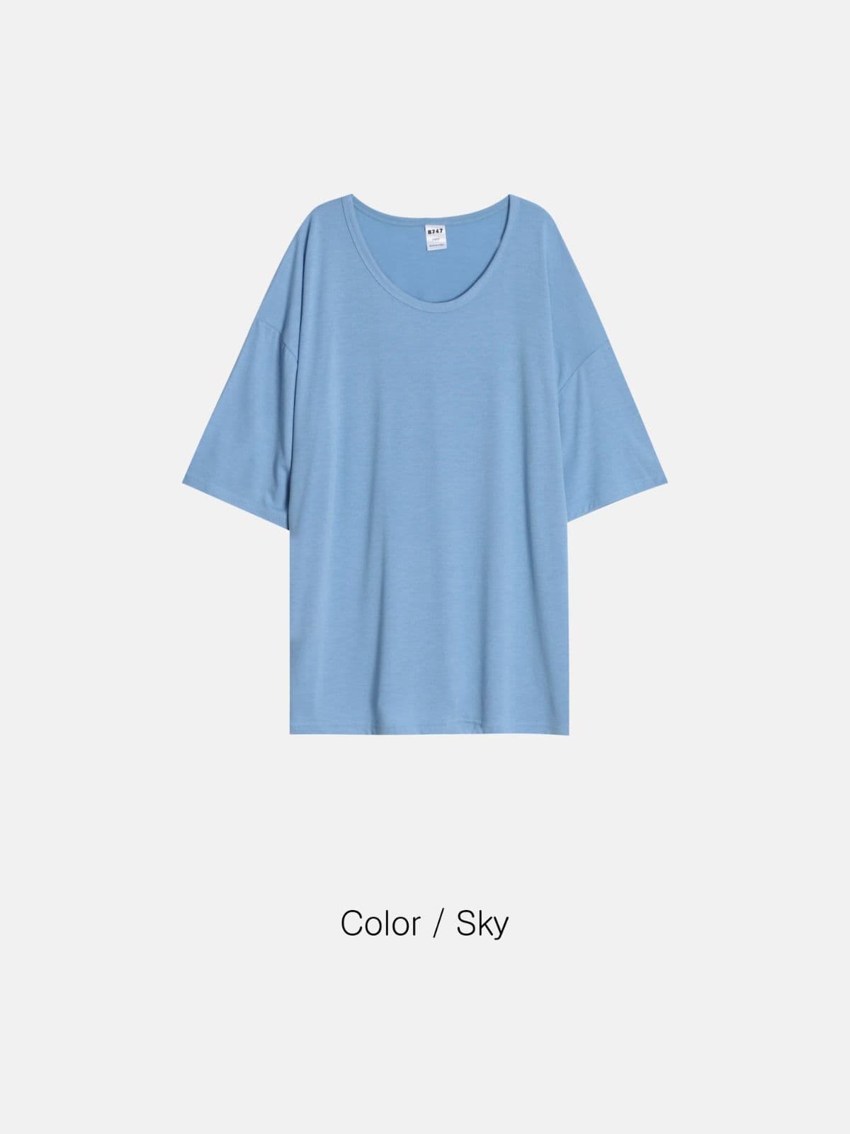 Muscle Fit U-Neck Short Sleeve T-Shirt Summer New Arrival - 이미지 6