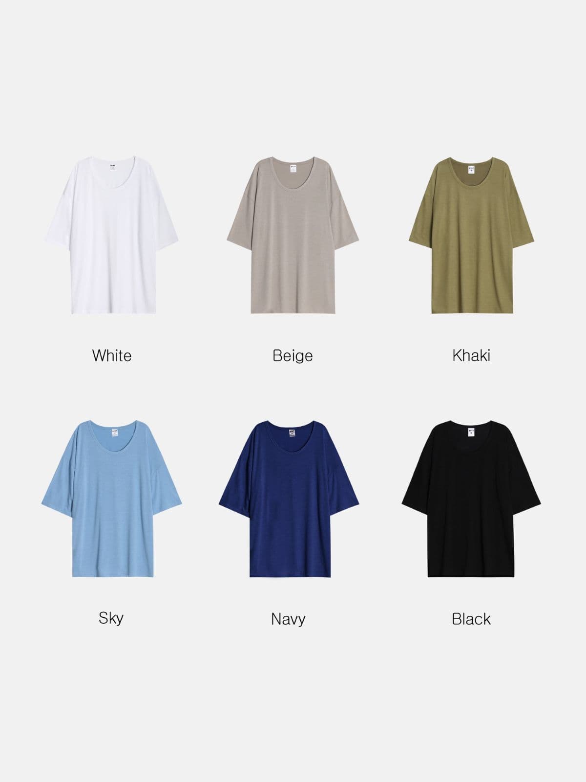 Muscle Fit U-Neck Short Sleeve T-Shirt Summer New Arrival - 이미지 12