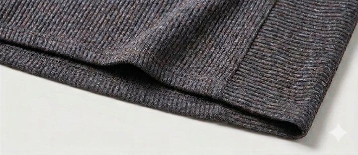 Line Cut Ribbed Knit Oversized Couple Look Unisex - 이미지 5
