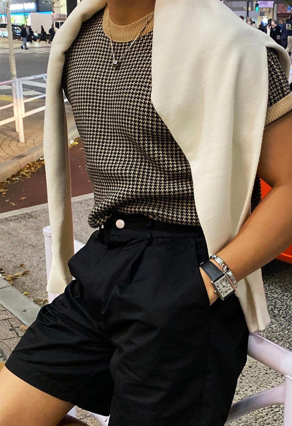 Ringhound Muscle Fit Round Short Sleeve Knit - 이미지 6