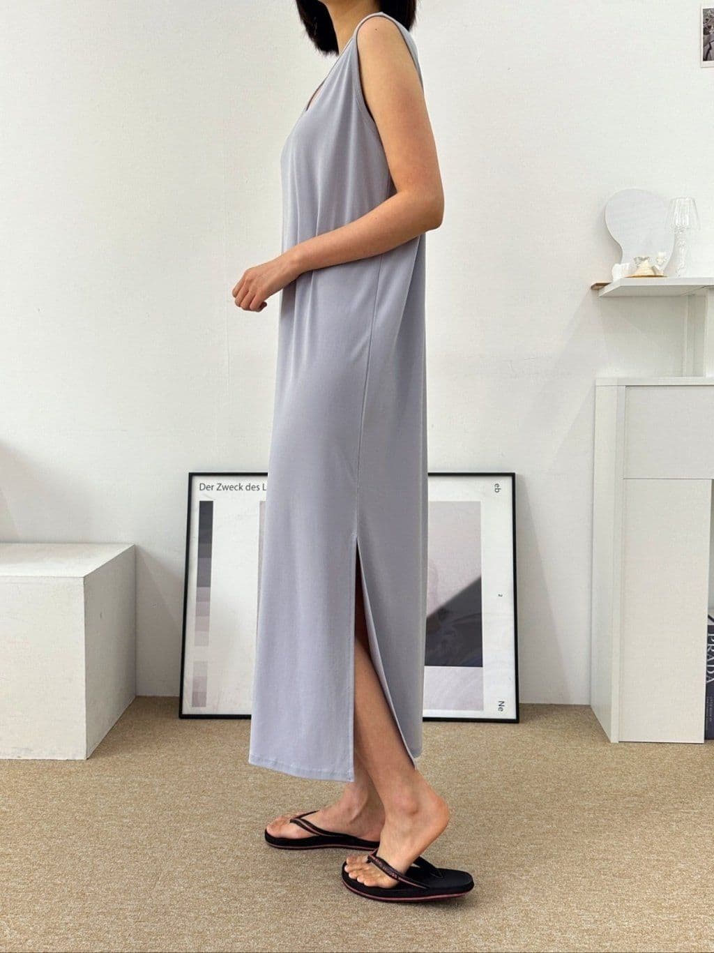 Ice long slit dress - 이미지 11