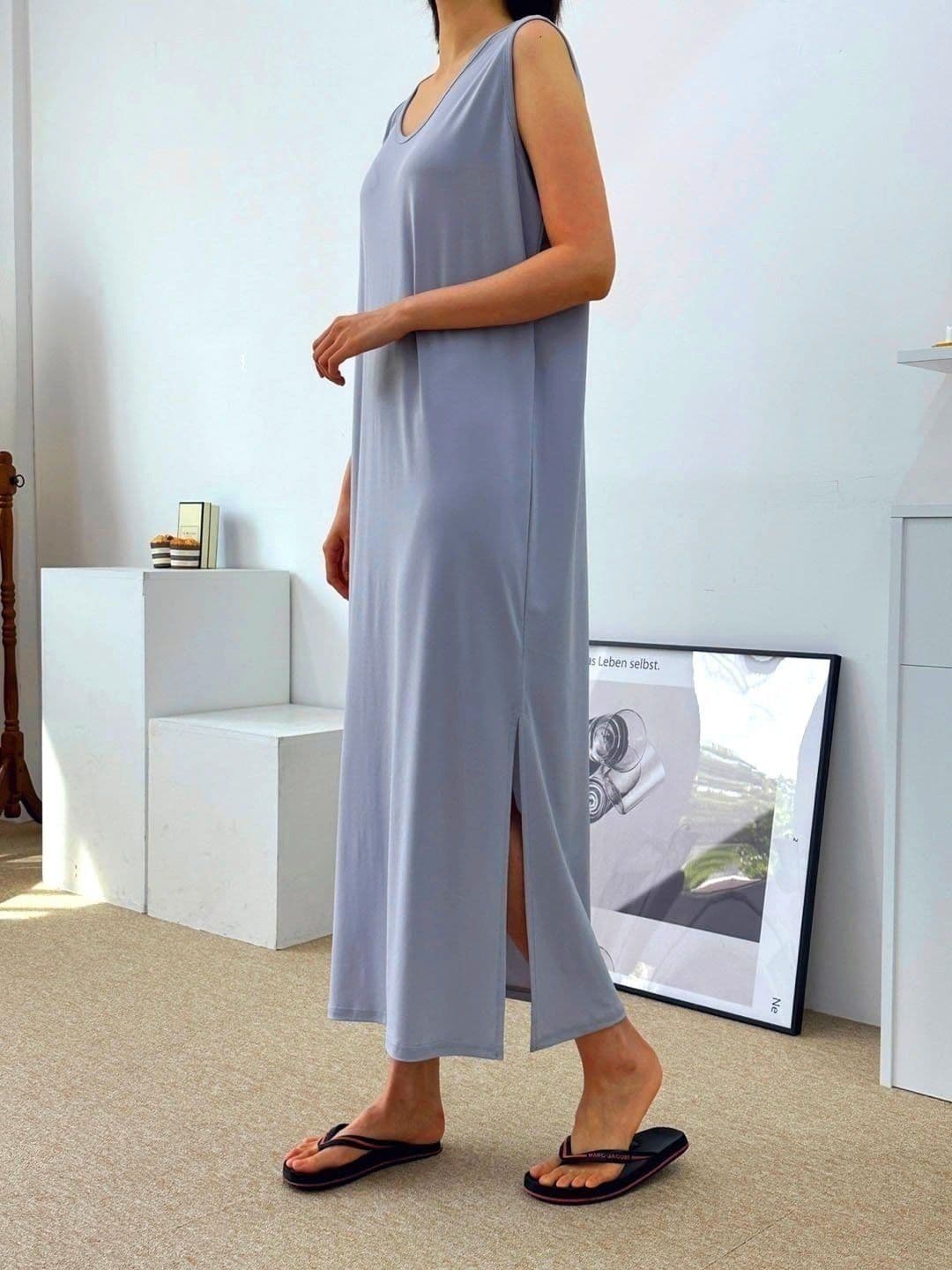 Ice long slit dress - 이미지 17