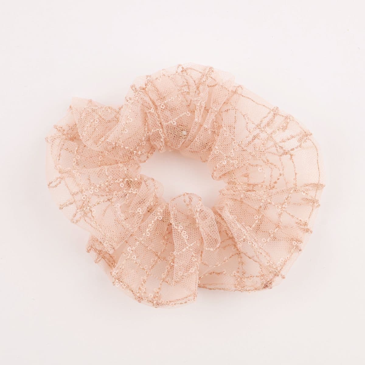 [K&C] Mesh Sequin Scrunchie - 이미지 5