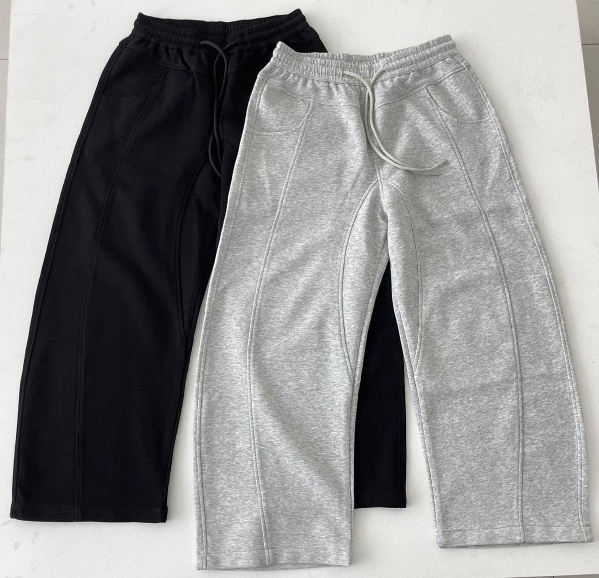 Balloon cut sweat PT - 이미지 1