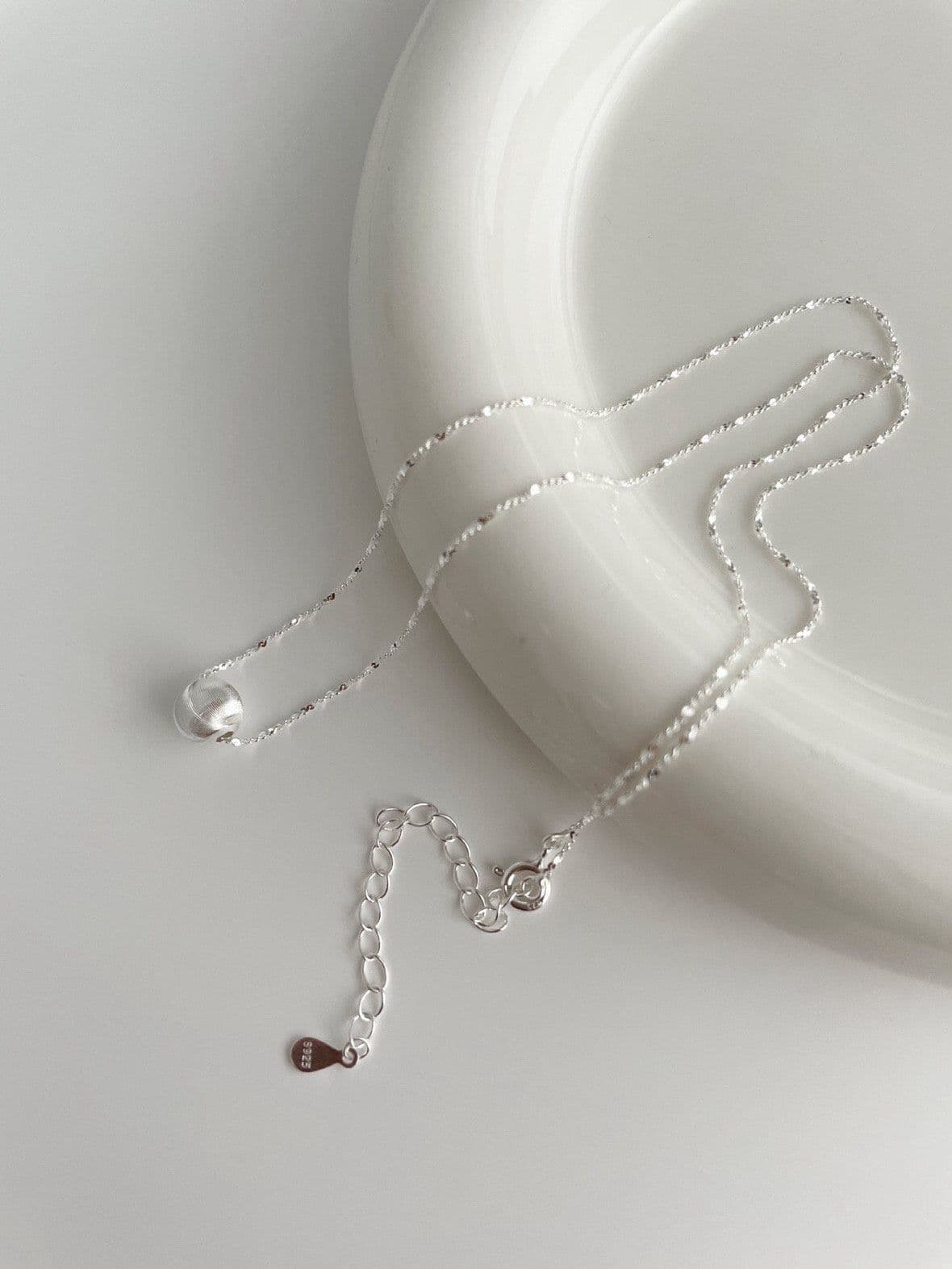 Shining Matte Ball Necklace N240 - 이미지 15