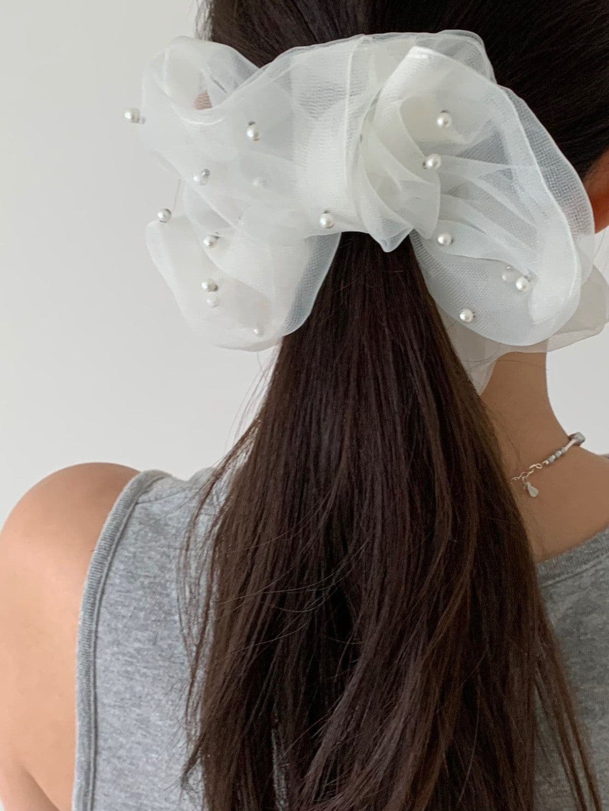 Jinjukok Volume Hair Scrunchie H162 - 이미지 7