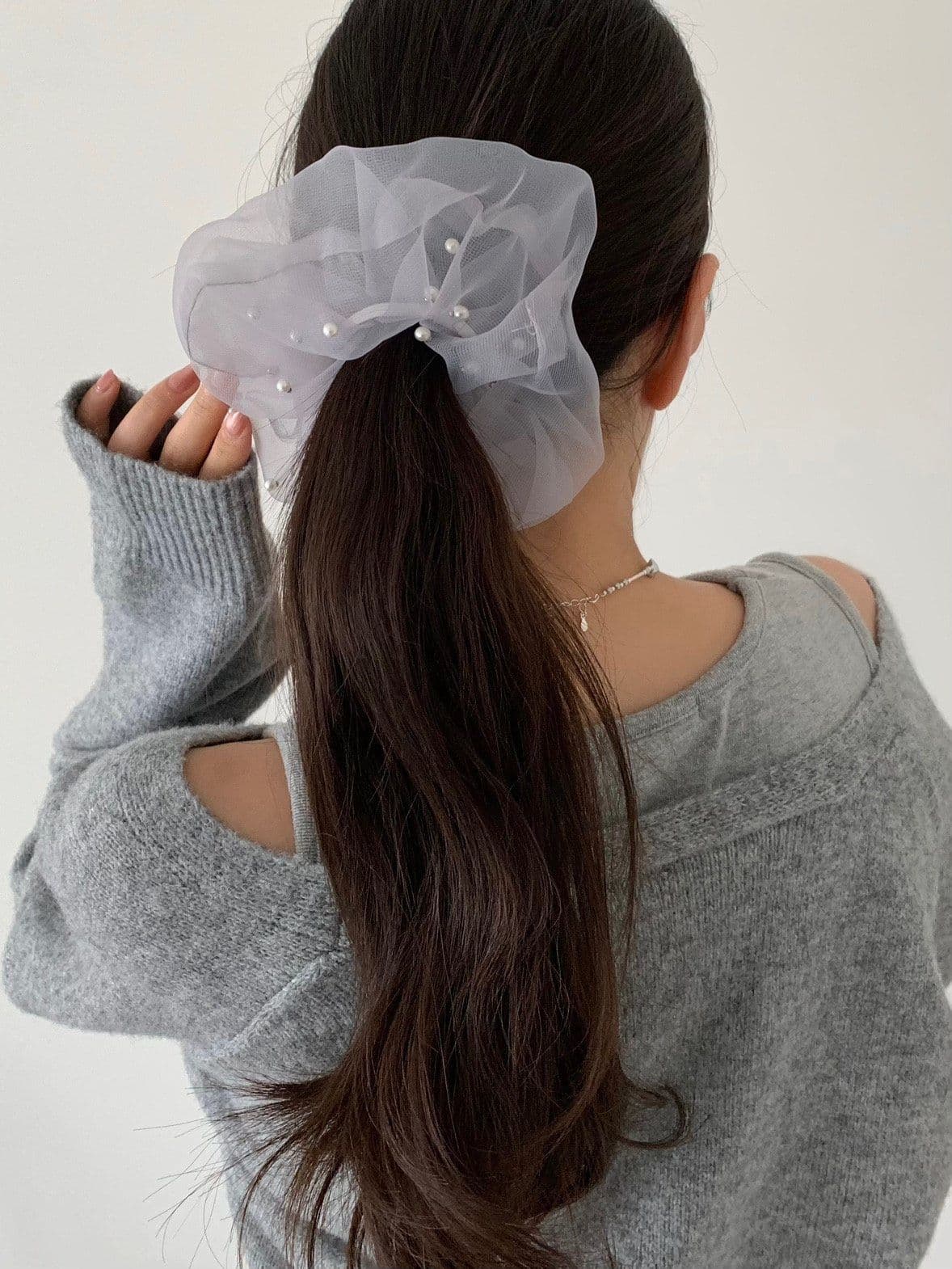 Jinjukok Volume Hair Scrunchie H162 - 이미지 12