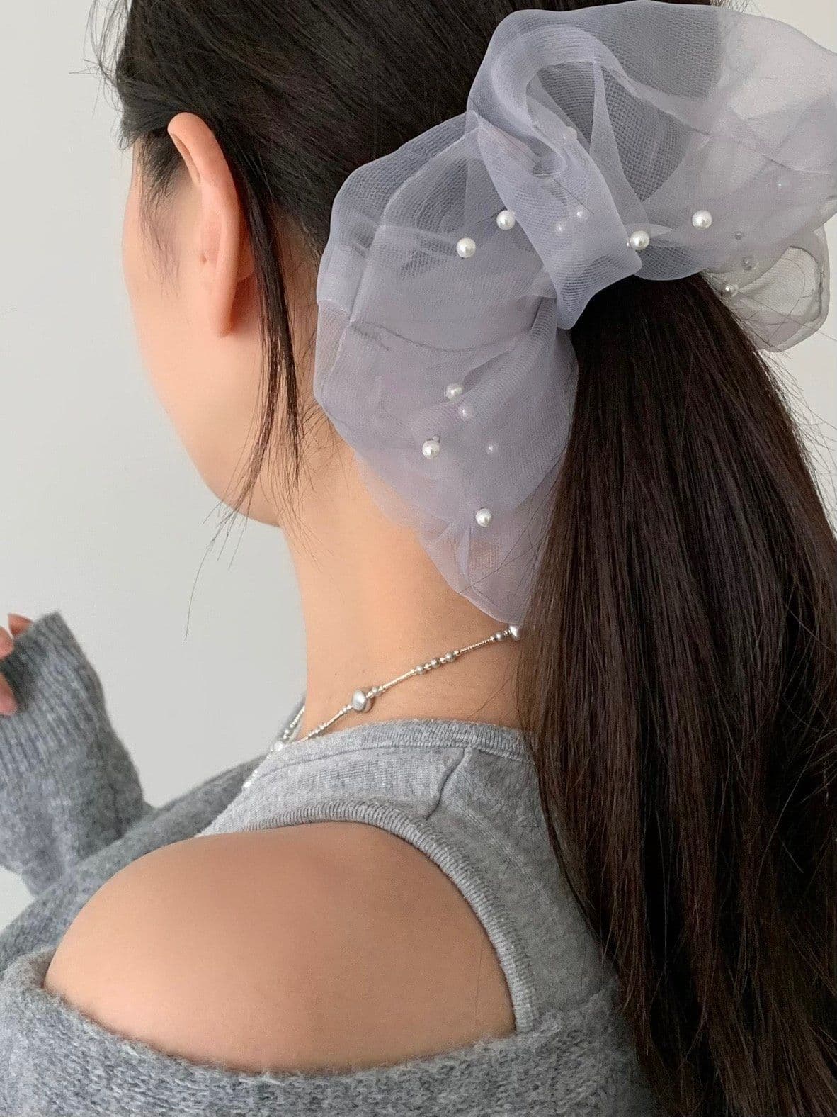 Jinjukok Volume Hair Scrunchie H162 - 이미지 15