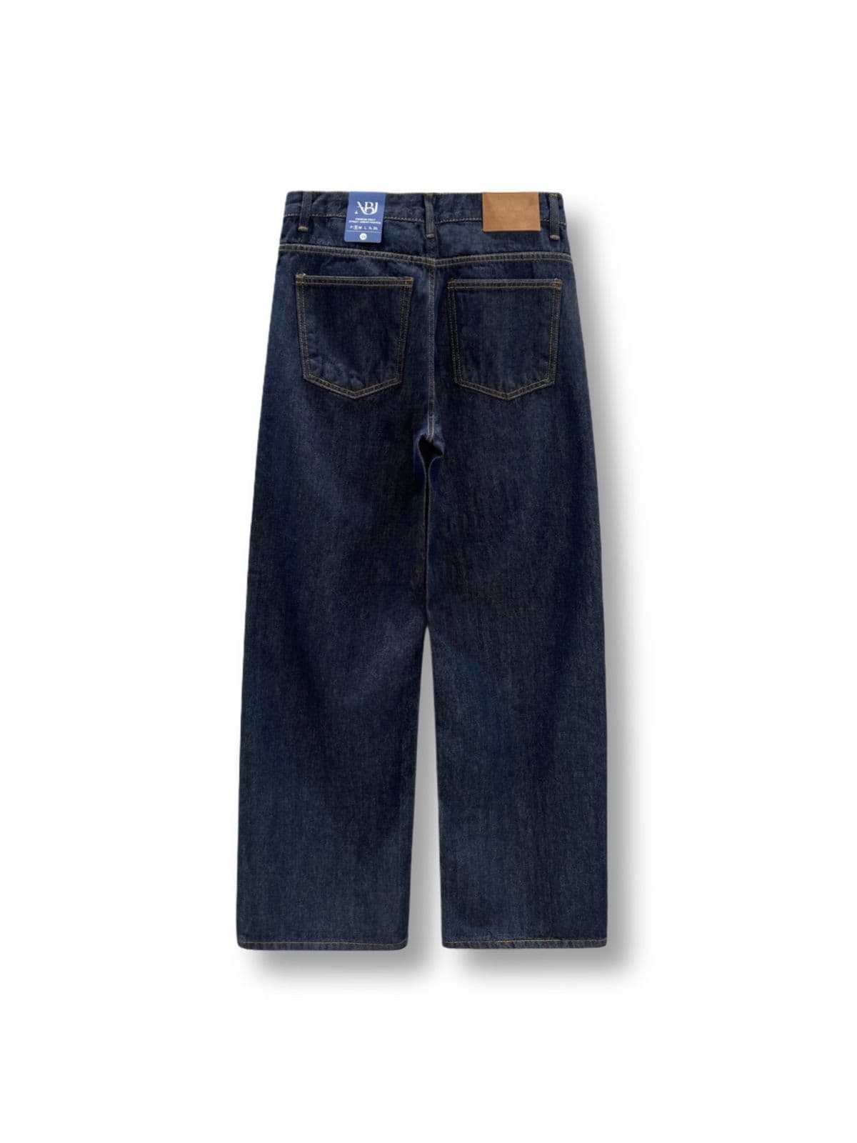 New Arrival_Non-Faded Raw Wide Denim (Unisex Non-Faded Raw Denim Pants Wide Fit Jeans) - 이미지 3