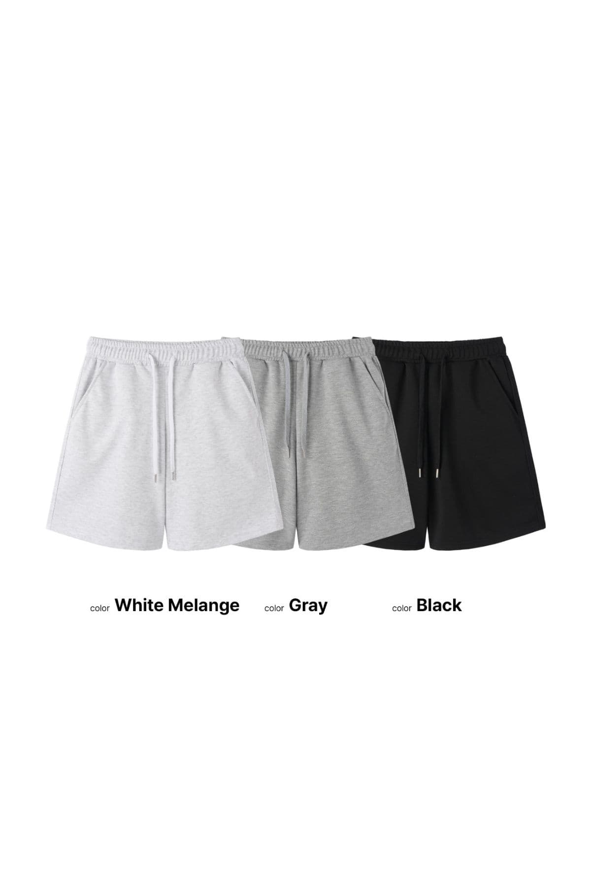 Daily Knee-length Elastic Shorts - 이미지 1