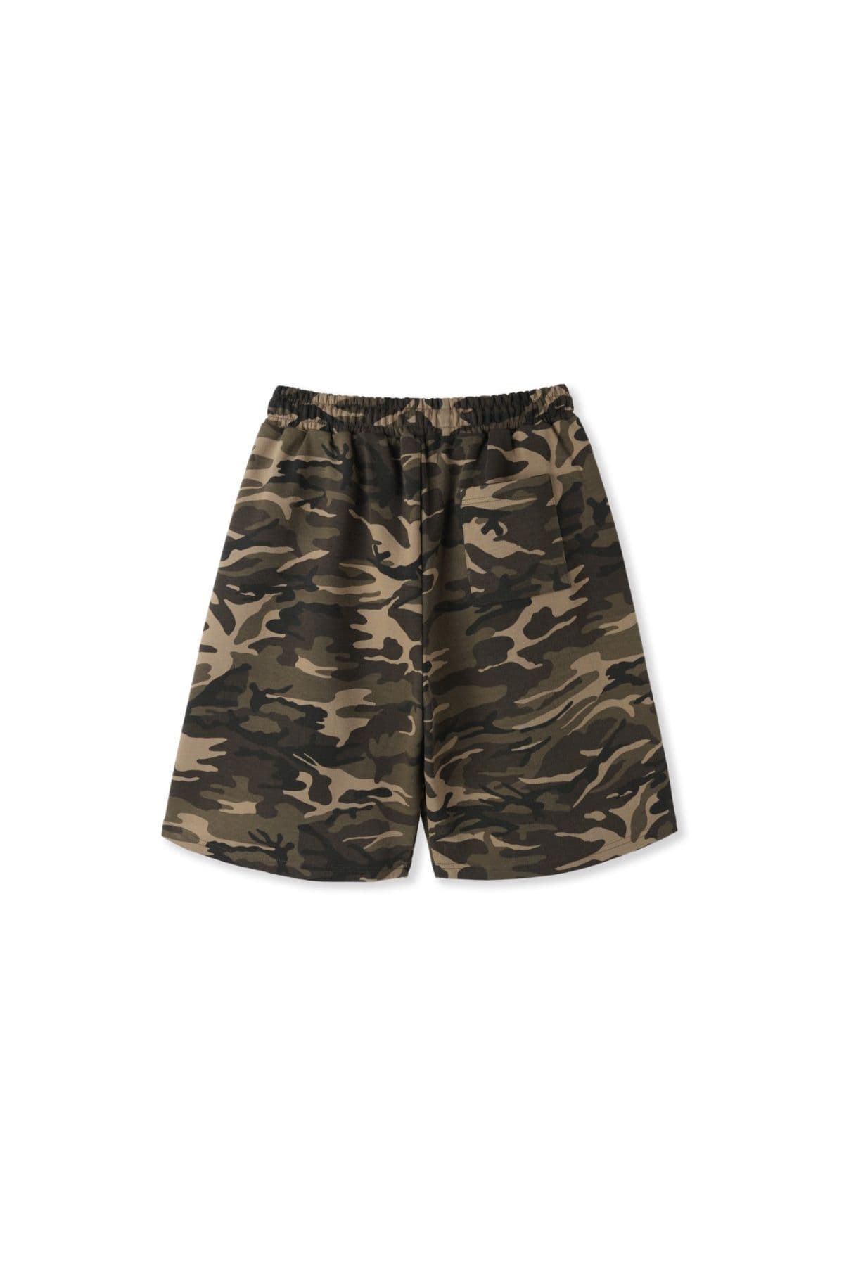Camo Single-pleat Waist Shorts (Bermuda, Wide) - 이미지 3