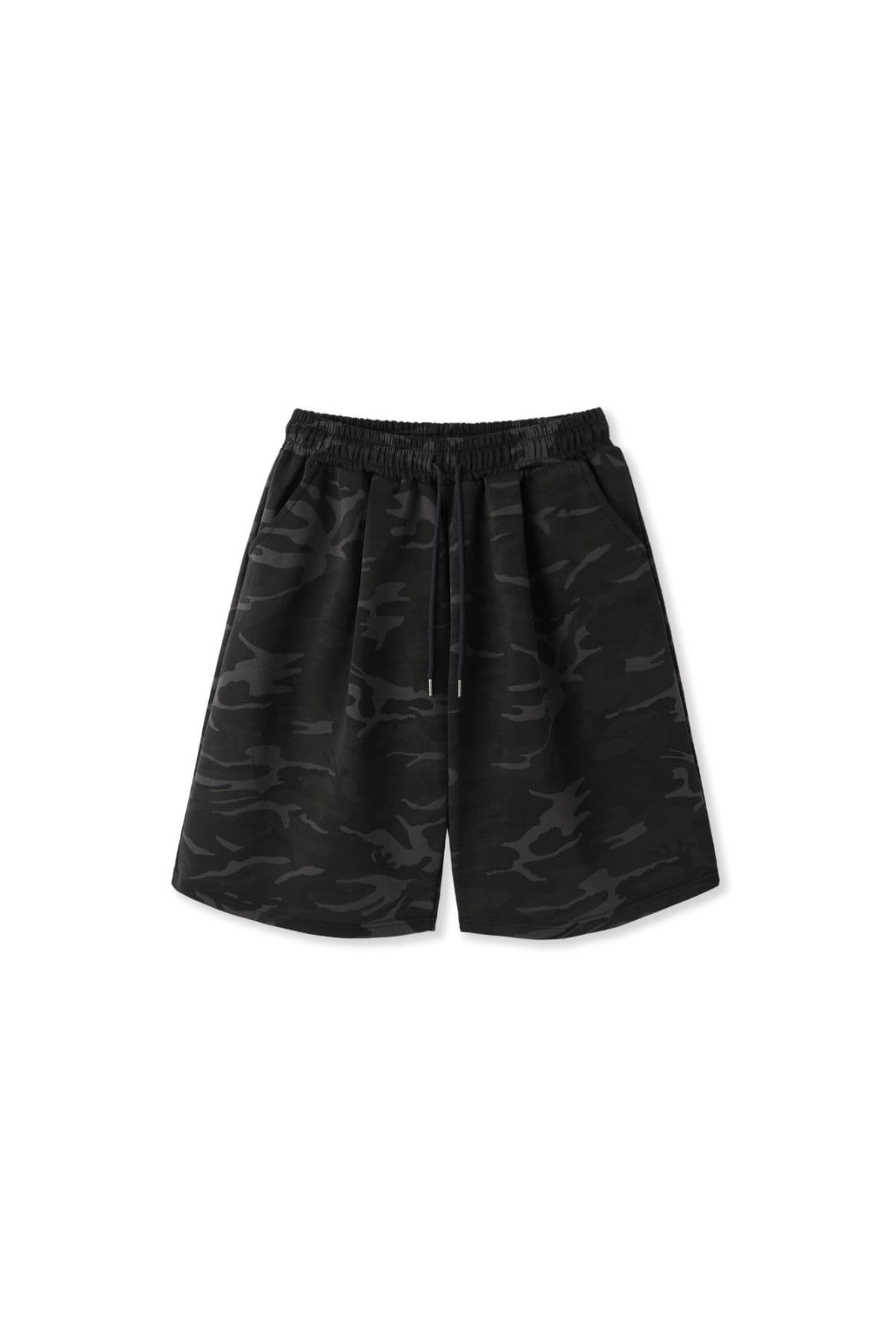 Camo Single-pleat Waist Shorts (Bermuda, Wide) - 이미지 4