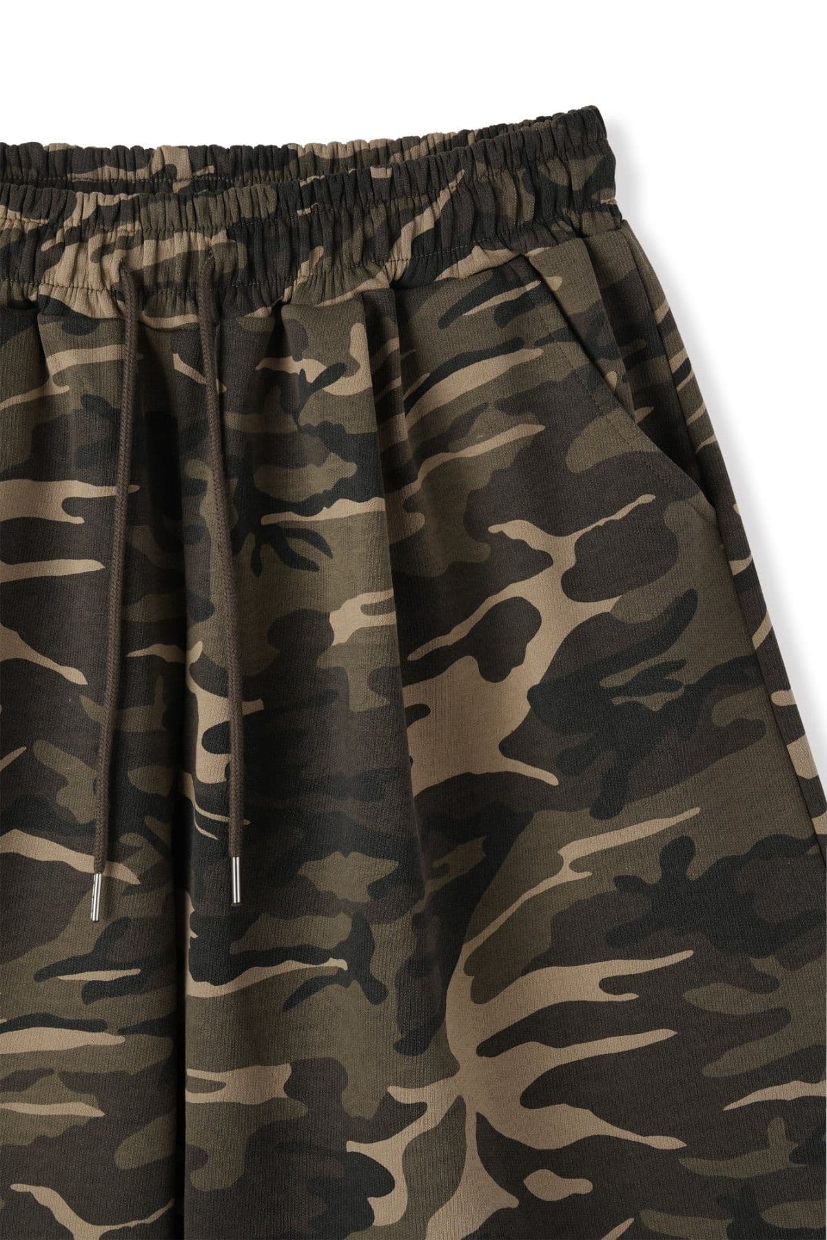 Camo Single-pleat Waist Shorts (Bermuda, Wide) - 이미지 8