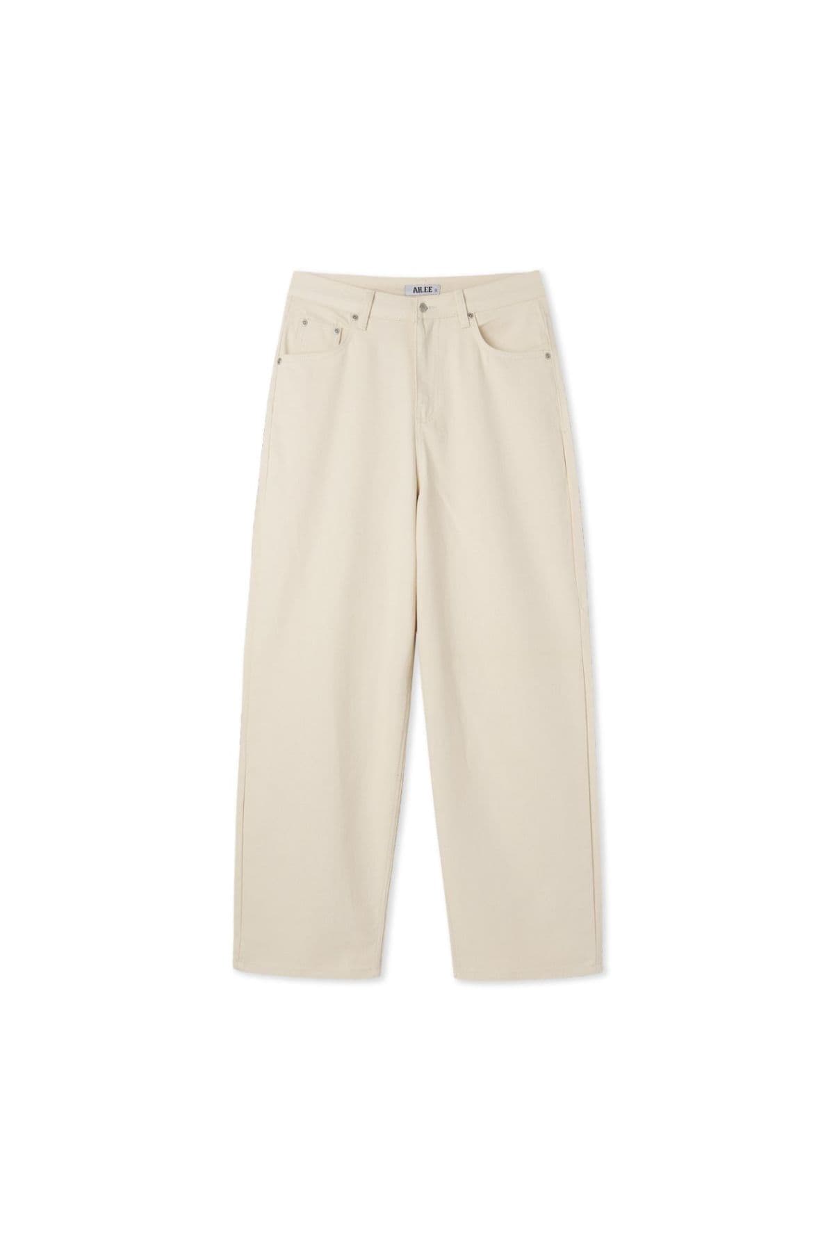Eye-wide cotton pants - 이미지 2