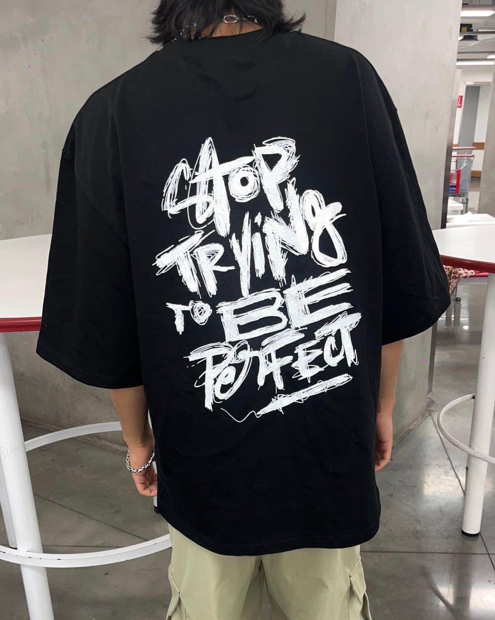 Graffiti drawing short sleeves - 이미지 3