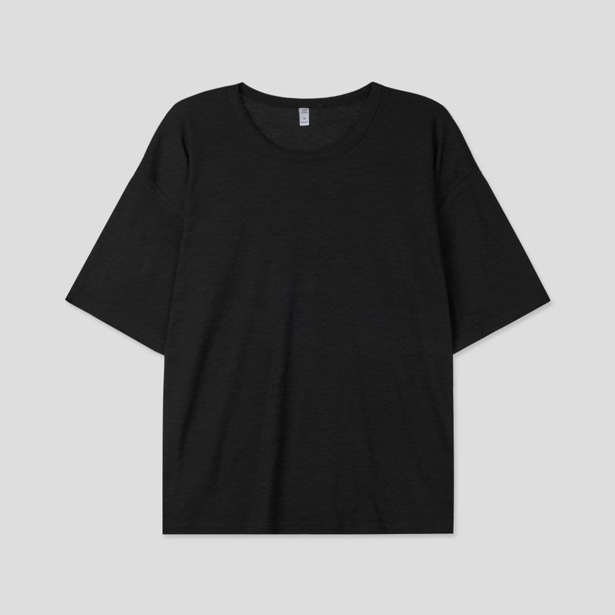 Linen U-neck short sleeves - 이미지 7