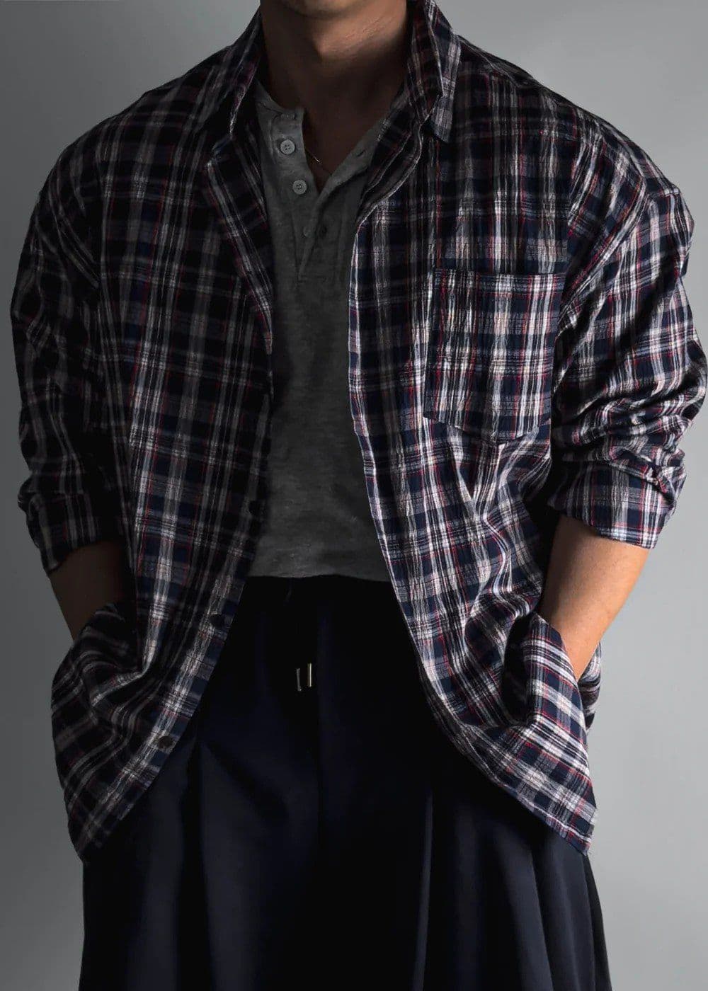 411 Poetcore Check Shirt - 이미지 5