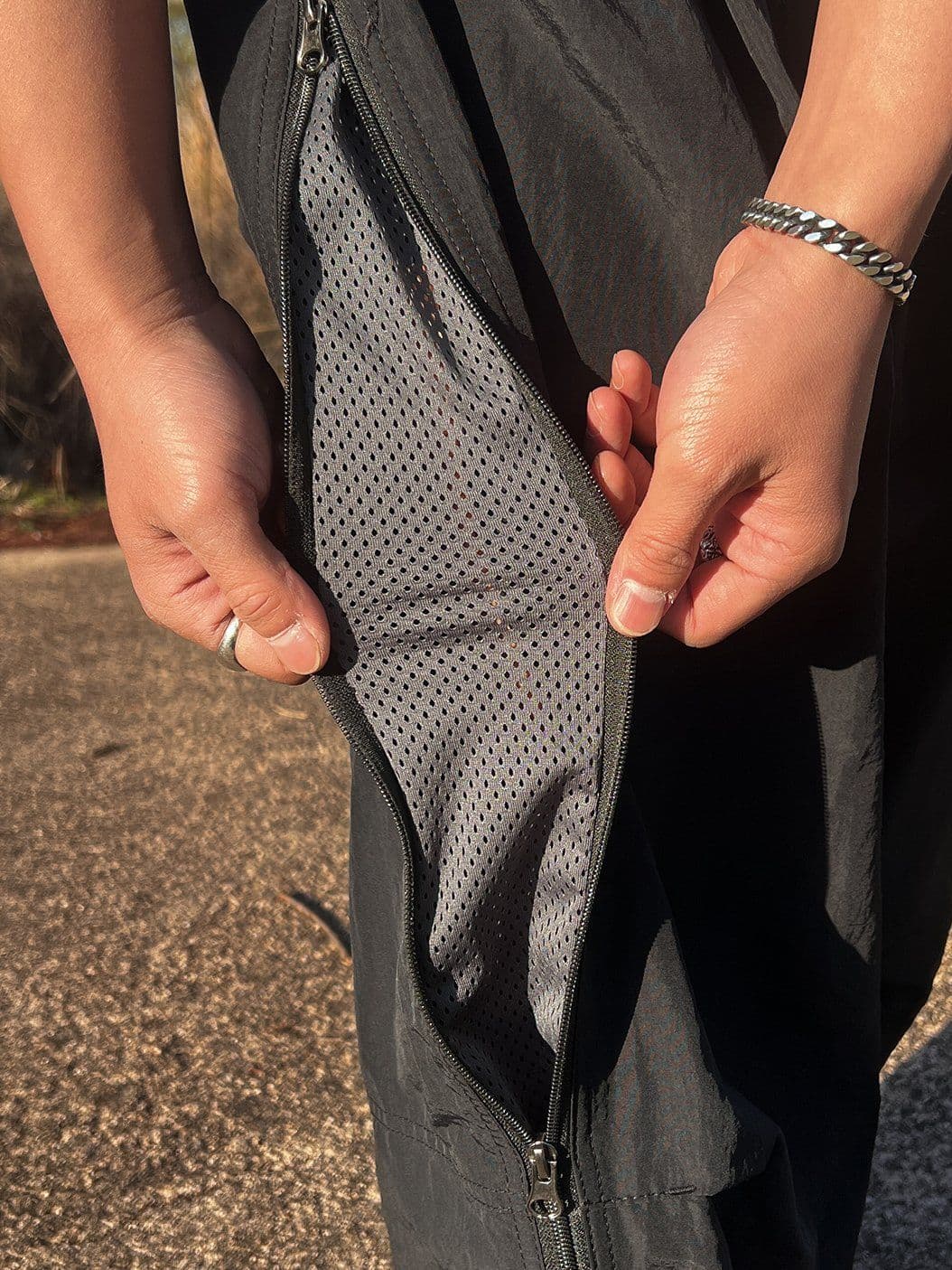 817 Side Zipper Balloon Pants - 이미지 3