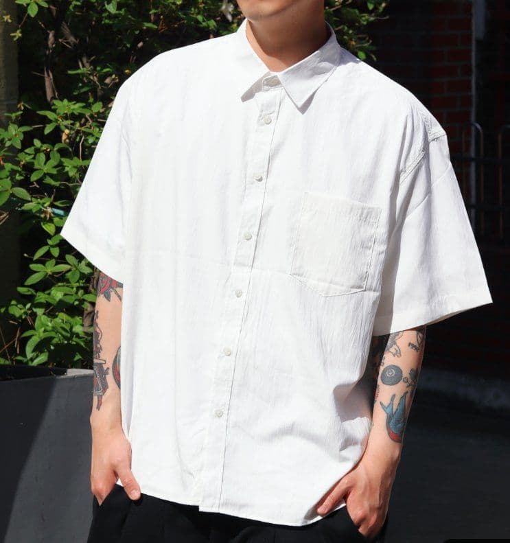 415 Essential Boxy Fit Shirt - 이미지 1