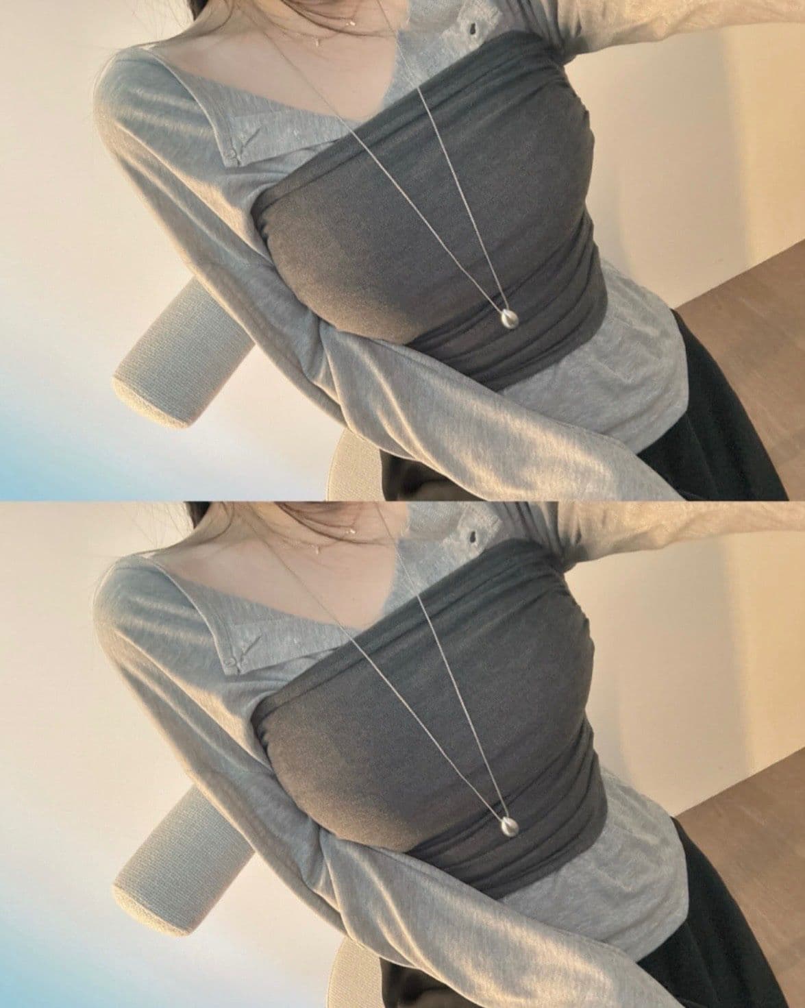 Ob Shirring Top (Tight Tube Top Shirring Crop Bustier) - 이미지 10
