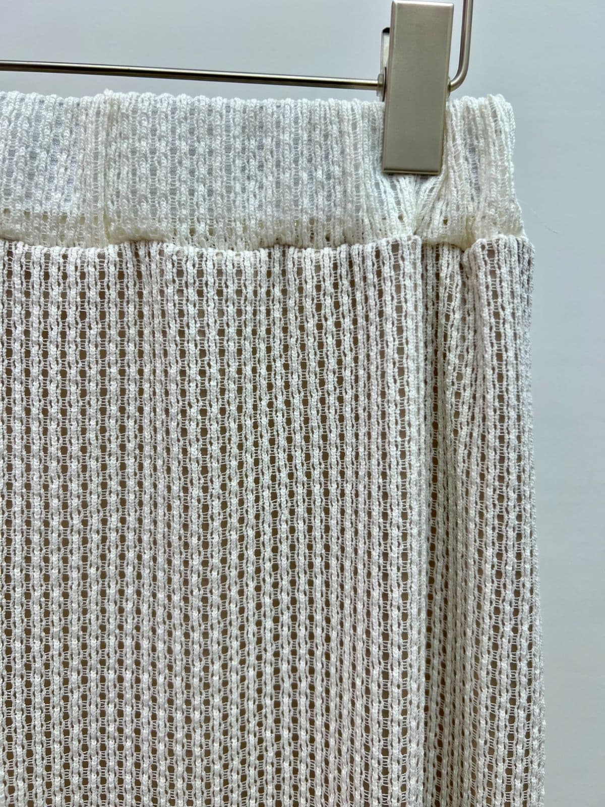 Maxi Knit Skirt (Mesh Knit Maxi Long Skirt with Elastic Waist Beach Cover-up) - 이미지 6