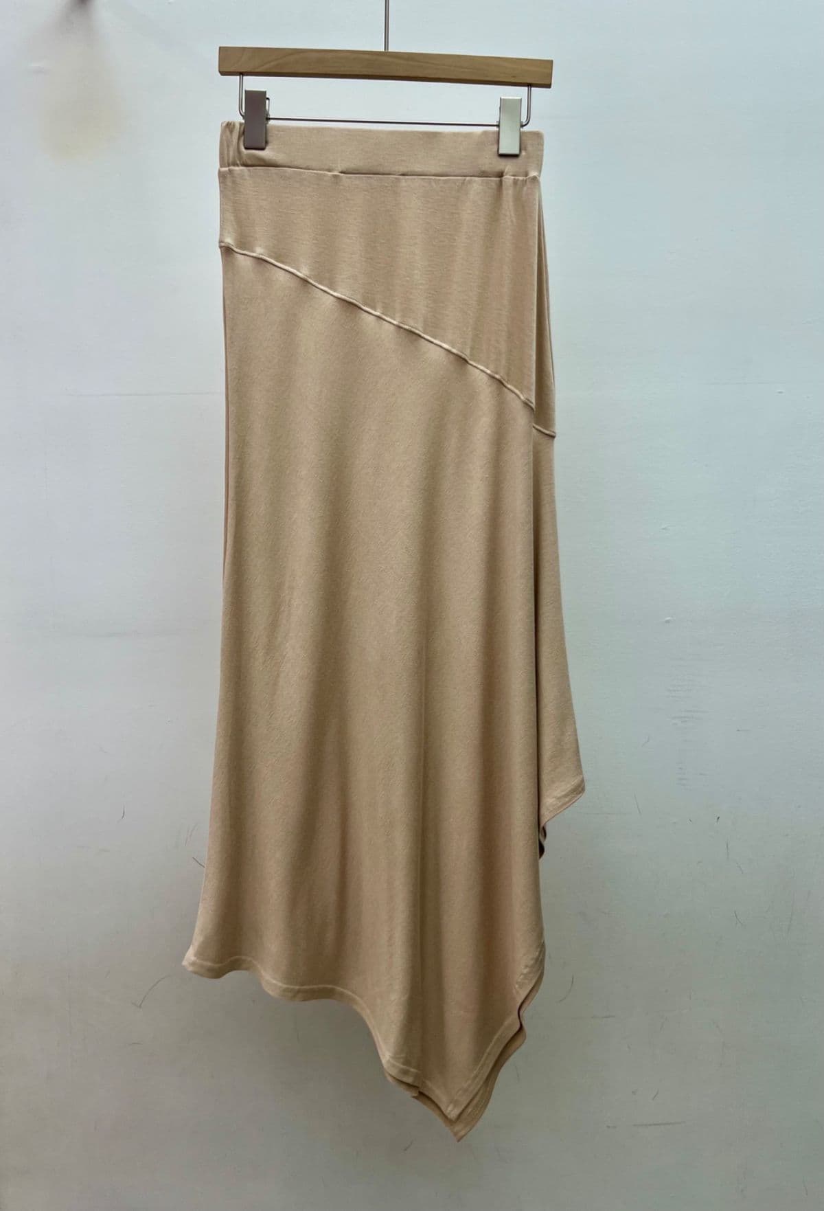 Cool Asymmetrical Skirt (Cooling Spandex Mermaid Asymmetrical Long Skirt) - 이미지 5
