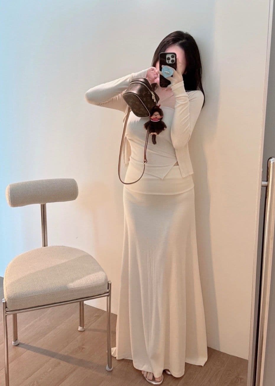 Clyoi skirt (roll-up waist, high-waist, flowy long skirt) - 이미지 11