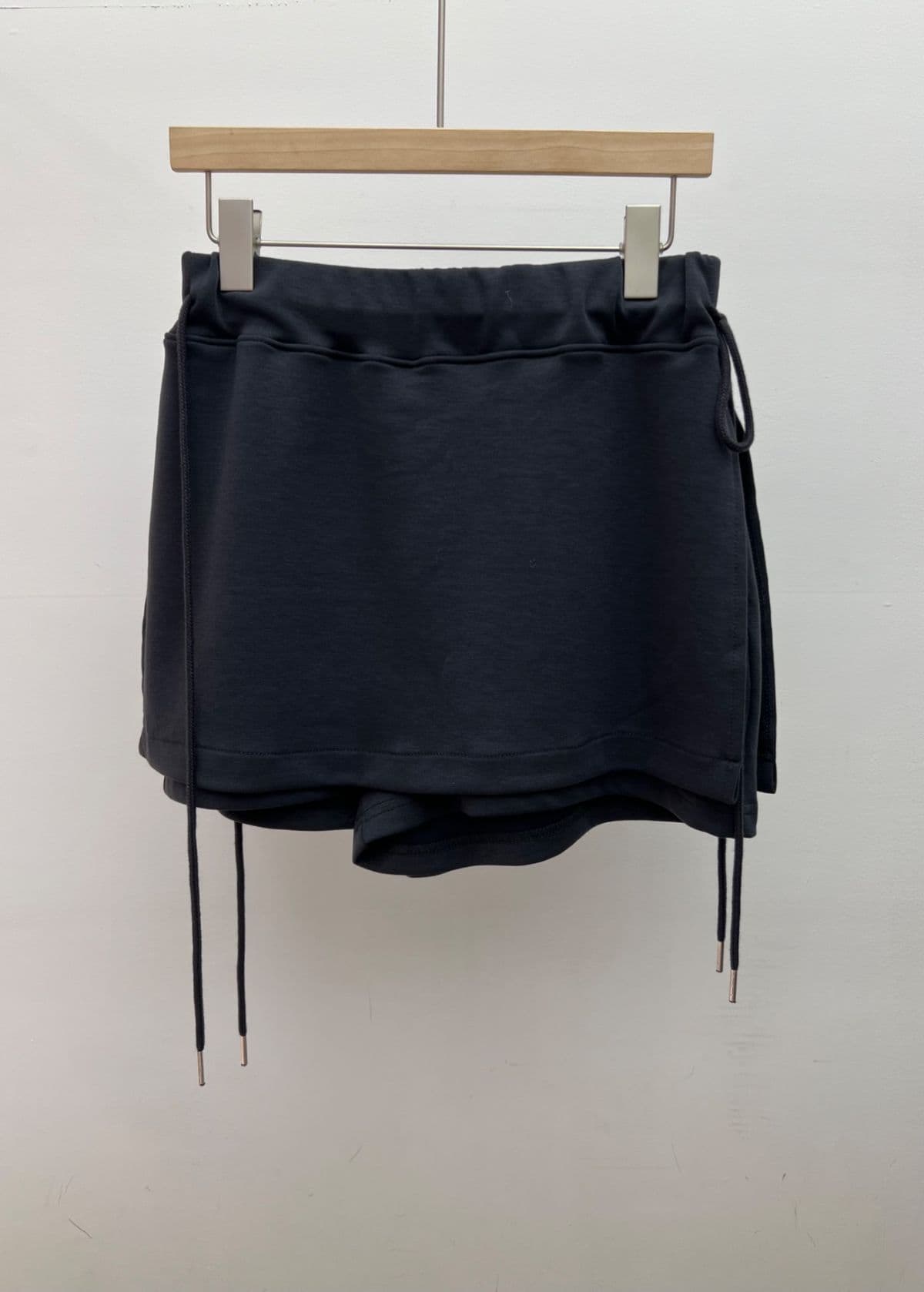 Ez Skirt Pants (Wrap Skirt Pants, Mini Length, Side Slit, String Skirt Pants) - 이미지 5