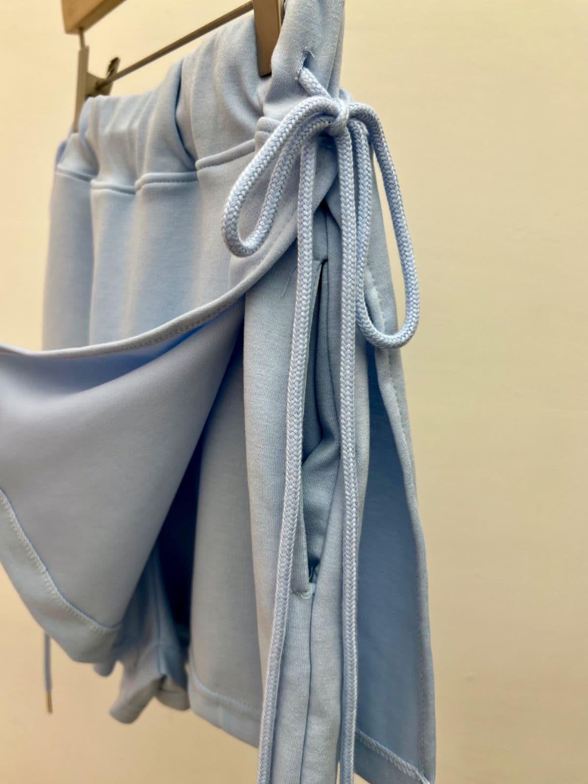 Ez Skirt Pants (Wrap Skirt Pants, Mini Length, Side Slit, String Skirt Pants) - 이미지 8