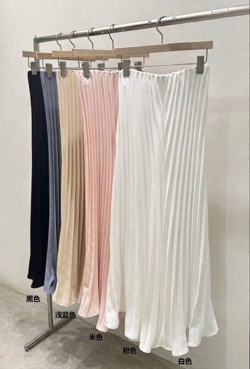 Pretzel Pants (Pleated Wide Pants with Flowy Inner Elastic Waist) - 이미지 13