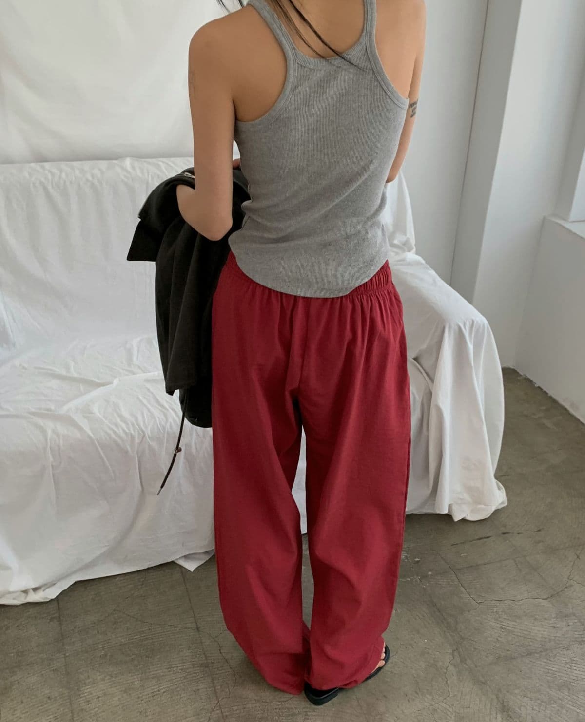 Ent-banding pants - 이미지 4