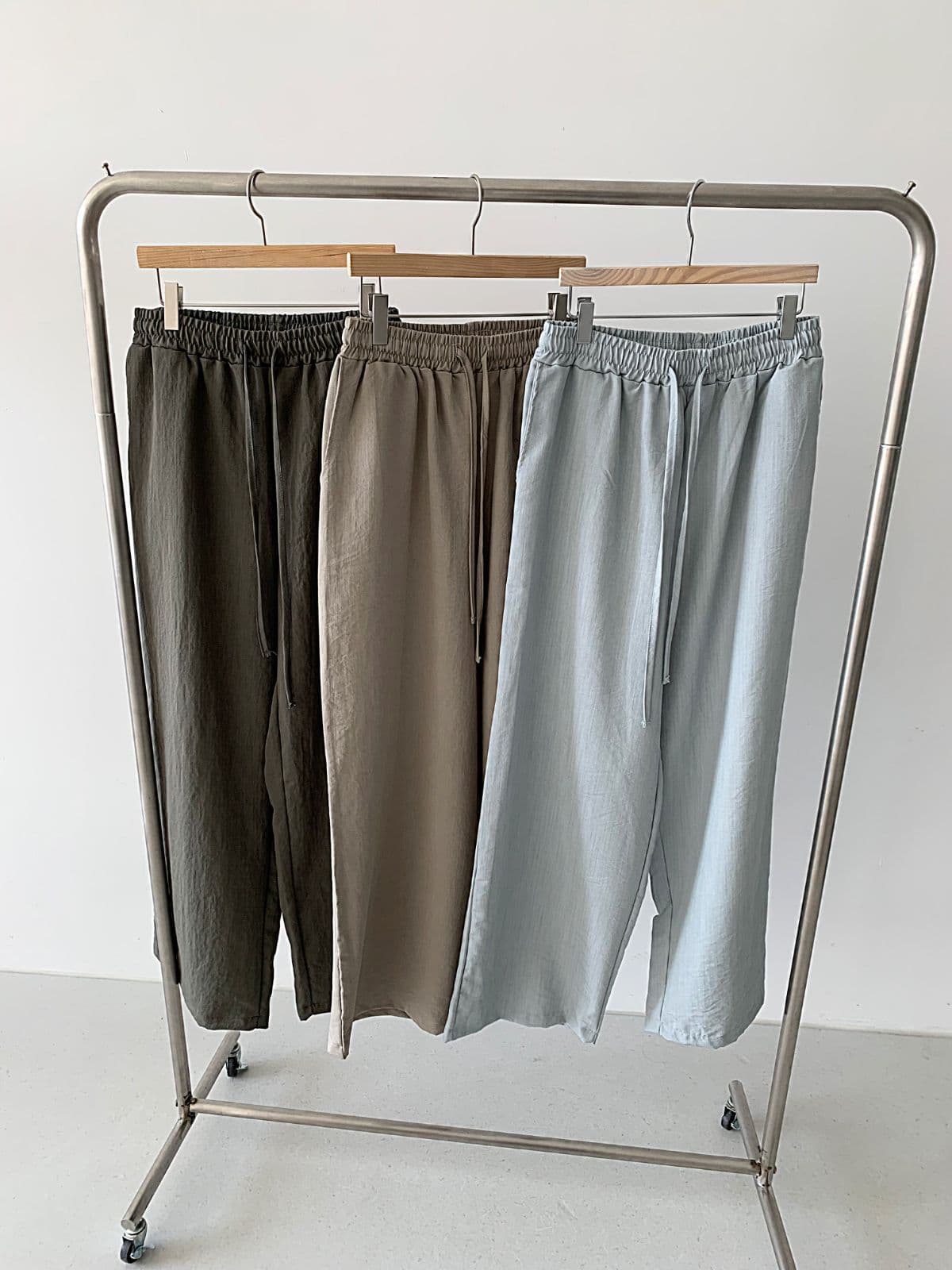 Slub banding pants - 이미지 1