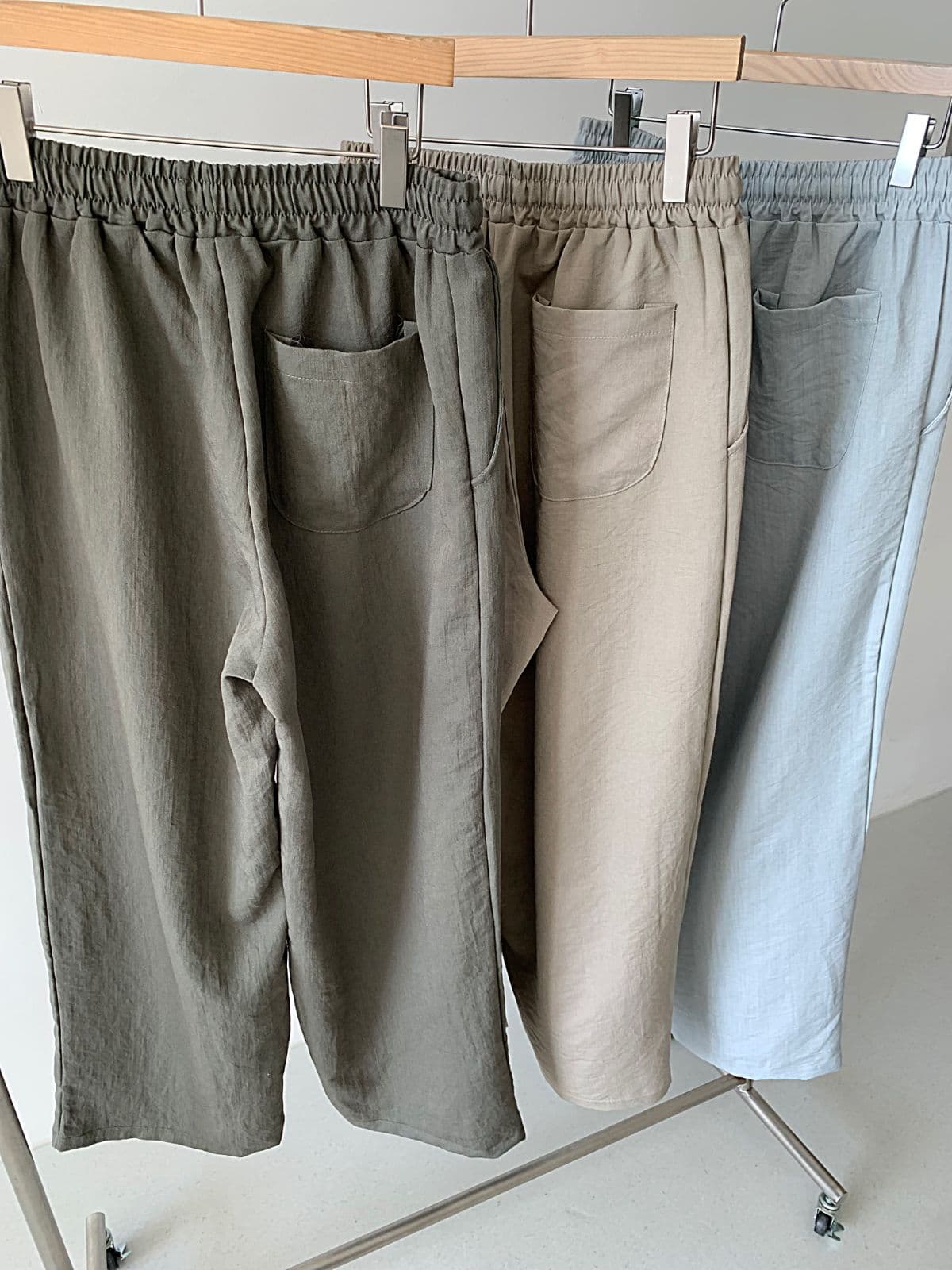 Slub banding pants - 이미지 3