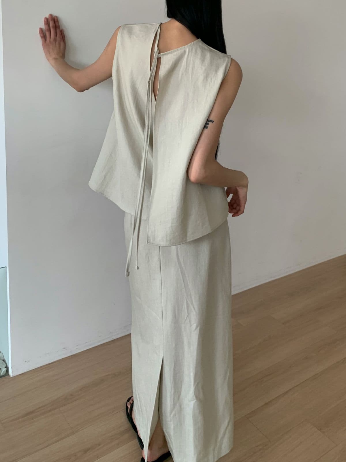 Brick long skirt - 이미지 6