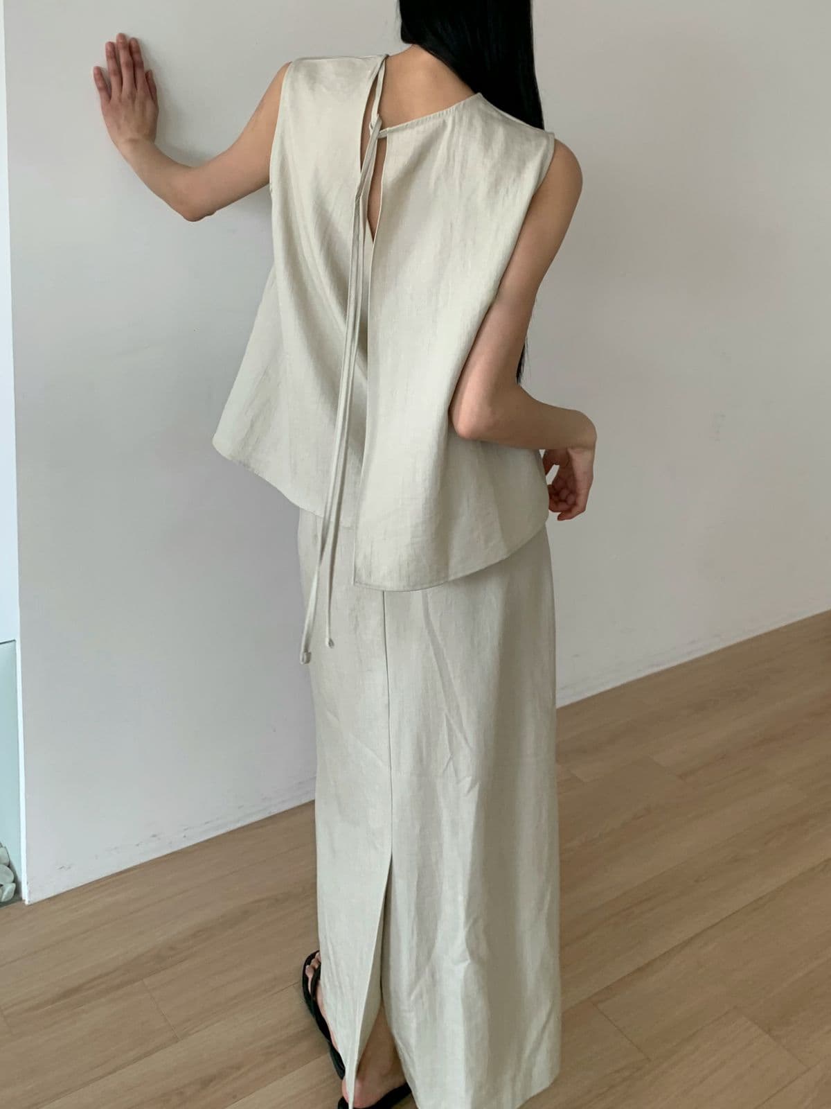 Brick long skirt - 이미지 10