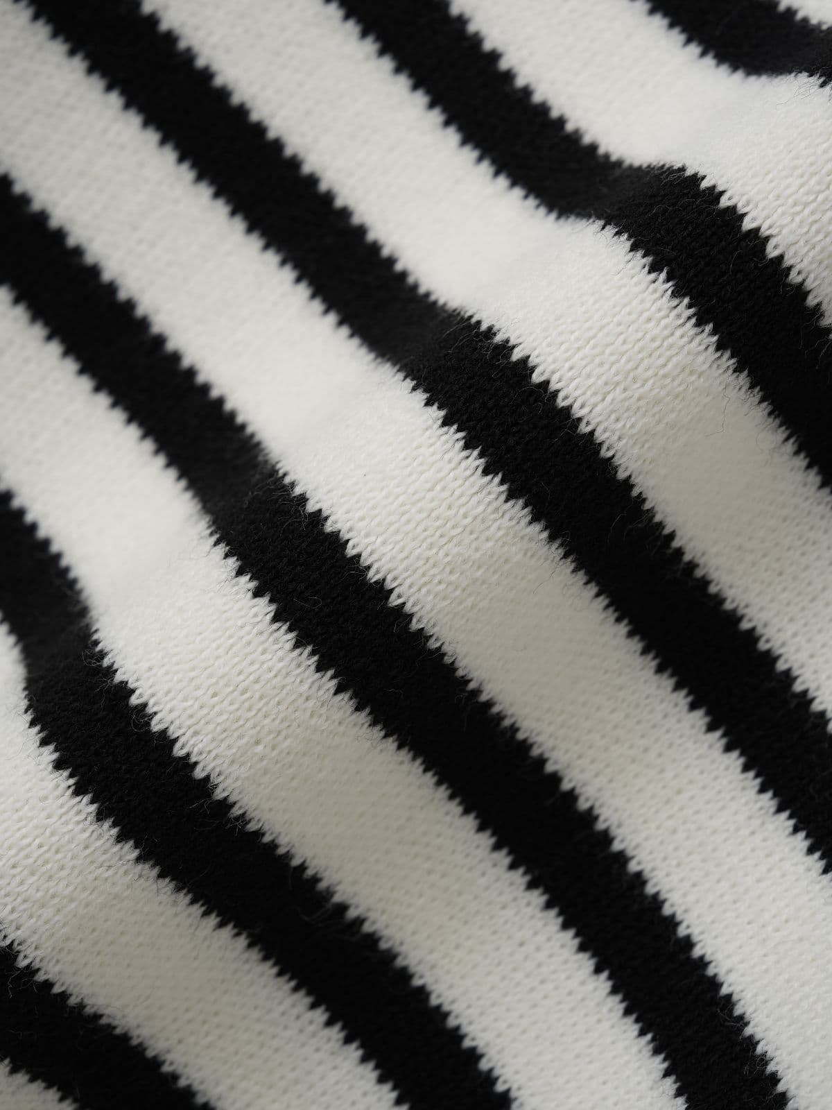 Women's Small Stripe R Short Sleeve Knit - 이미지 6