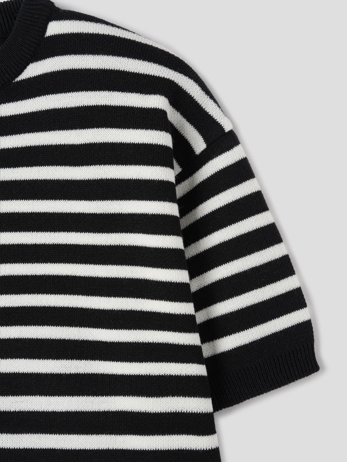 Men's Striped R Short Sleeve Knit - 이미지 6