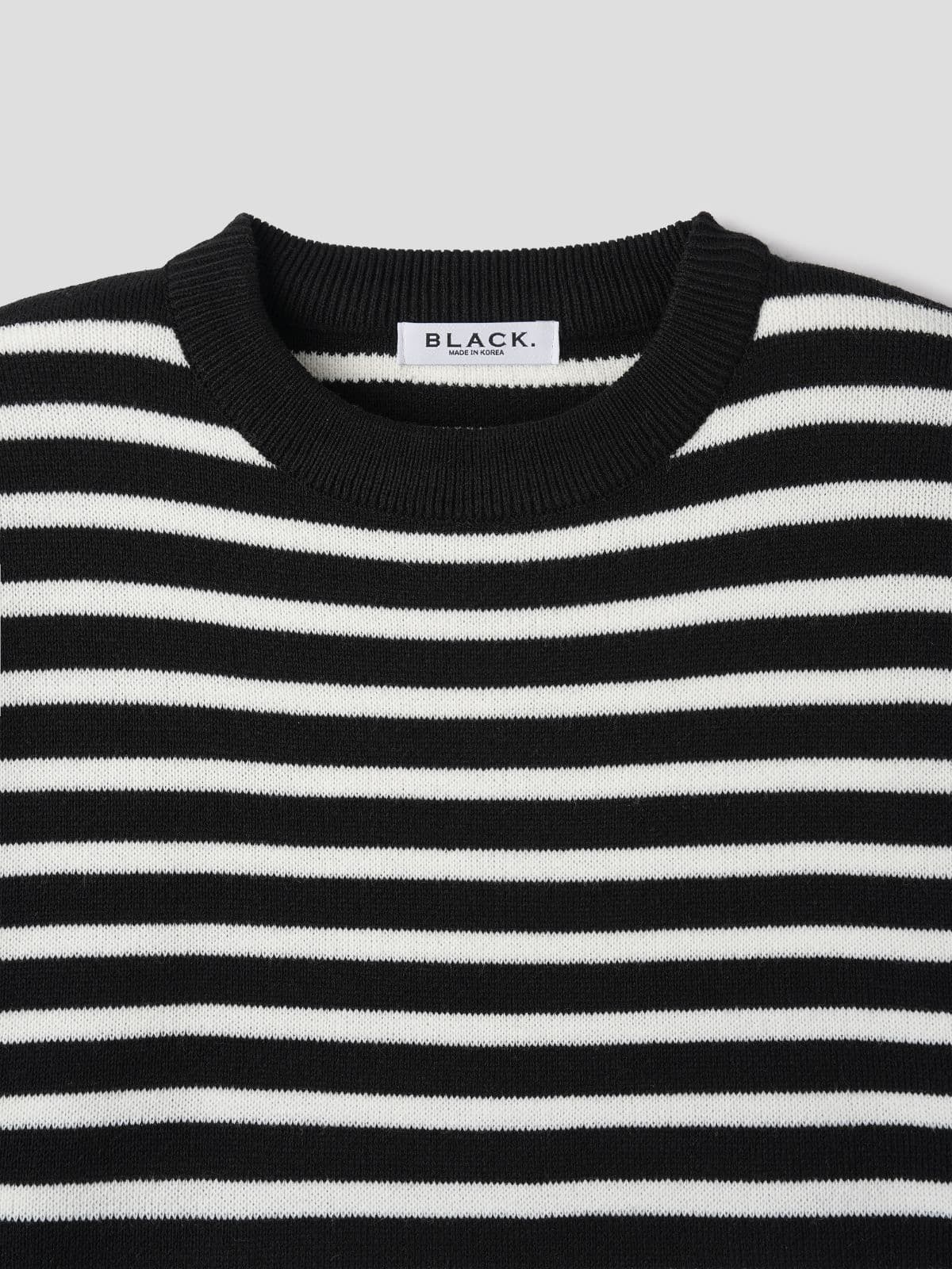 Men's Striped R Short Sleeve Knit - 이미지 7