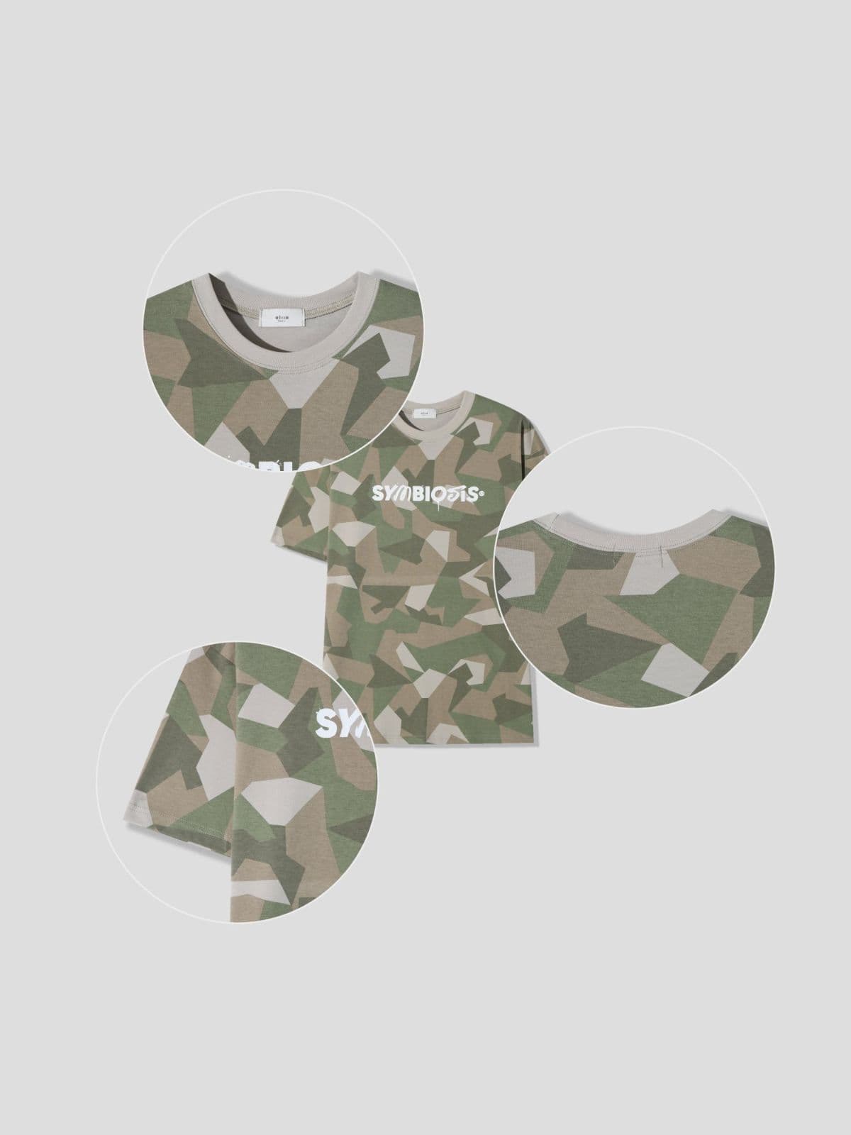 Camo short-sleeve T-shirt - 이미지 11