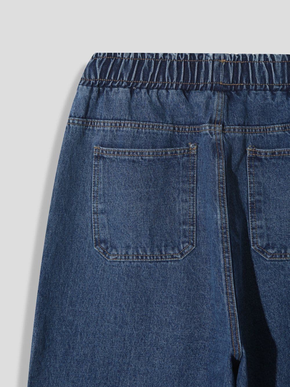 Bermuda stone-washed denim pants - 이미지 4