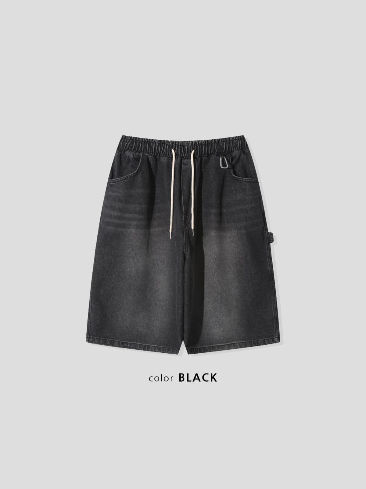 Bermuda denim workwear pants - 이미지 2