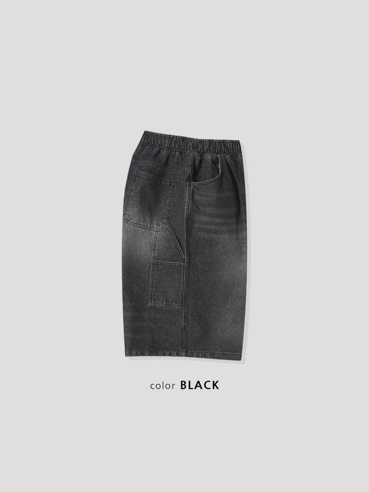 Bermuda denim workwear pants - 이미지 3