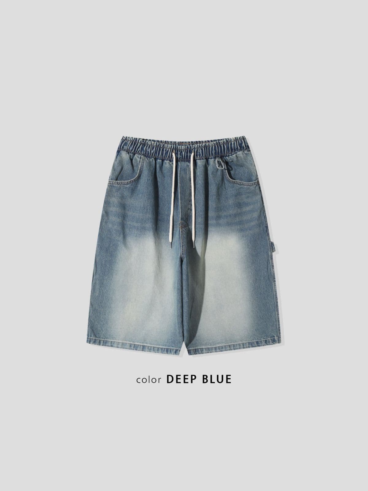 Bermuda denim workwear pants - 이미지 4