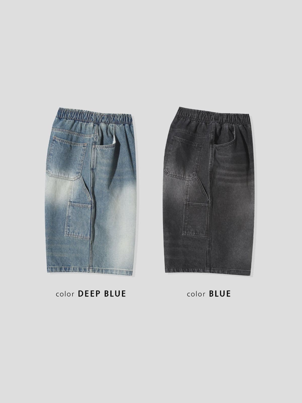 Bermuda denim workwear pants - 이미지 8