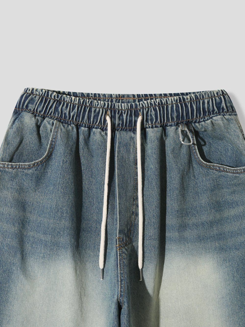 Bermuda denim workwear pants - 이미지 9