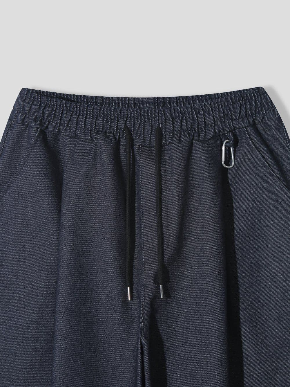Bermuda pintuck denim pants - 이미지 6